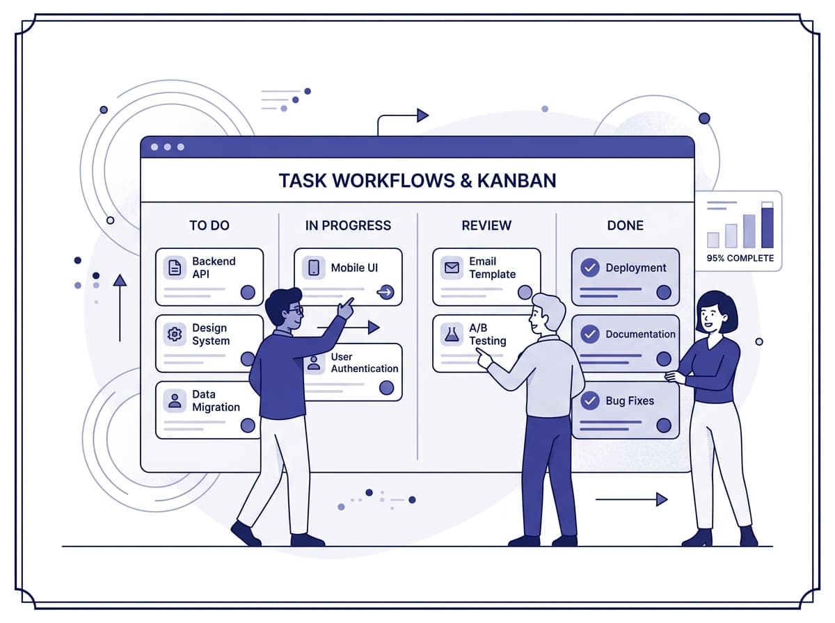Work Task Management & Workflows